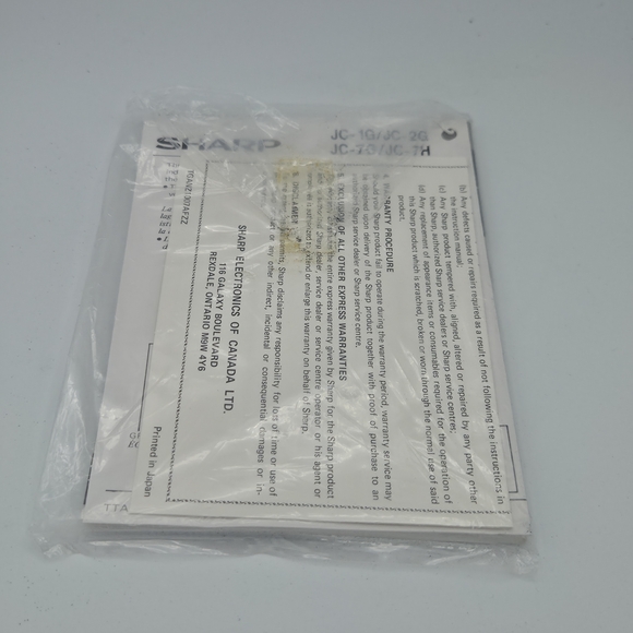 Sharp JC-1G (R) Cassette Player - Picture 10 of 10